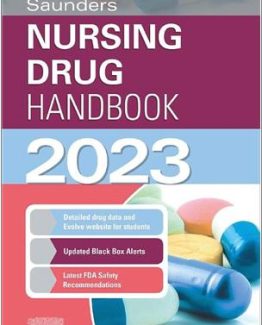 Saunders Nursing Drug Handbook 2023 by Keith J. Hodgson