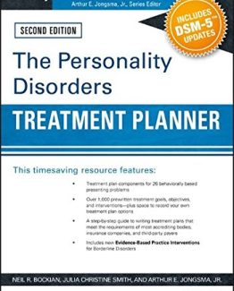 The Personality Disorders Treatment Planner Includes DSM-5 Updates 2nd Edition by Neil R. Bockian