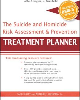The Suicide and Homicide Risk Assessment and Prevention Treatment Planner with DSM-5 Updates