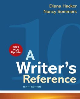 A Writer's Reference Tenth Edition by Diana Hacker