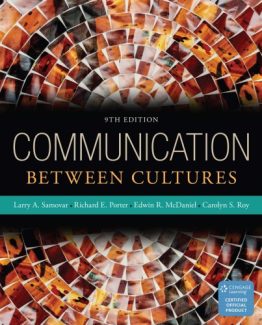 Communication Between Cultures 9th Edition by Larry A. Samovar