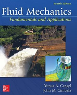 Fluid Mechanics Fundamentals and Applications 4th Edition by Yunus Cengel