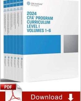 2024 CFA Program Curriculum Level I Box Set Volumes 1 - 6 by CFA Institute