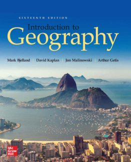 Introduction to Geography 16th Edition by Mark Bjelland