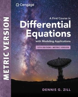 A First Course in Differential Equations with Modeling Applications 12th Edition