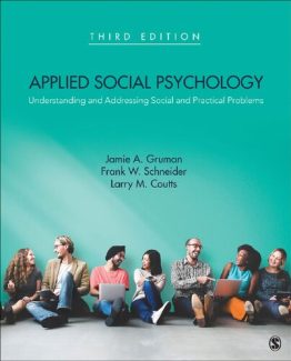 Applied Social Psychology Understanding and Addressing Social and Practical Problems 3rd Edition