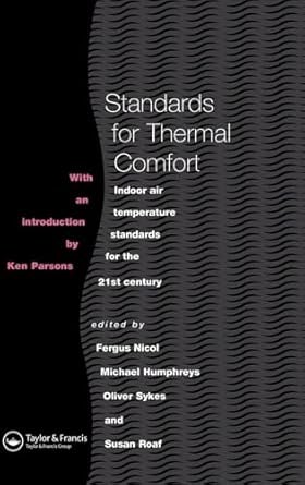 Standards for Thermal Comfort, ISBN-13: 978-0419204206