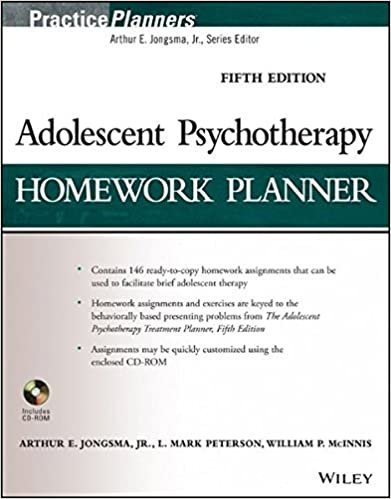 Adolescent Psychotherapy Homework Planner 5th Edition, ISBN-13: 978-1118076736