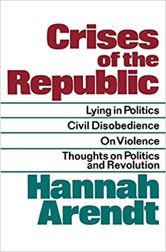 Crises of the Republic by Hannah Arendt, ISBN-13: 978-0156232005