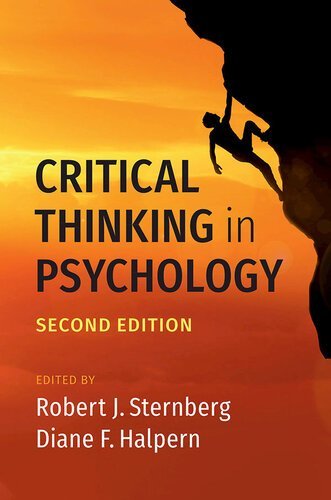 Critical Thinking in Psychology 2nd Edition by Robert J. Sternberg, ISBN-13: 978-1108739528