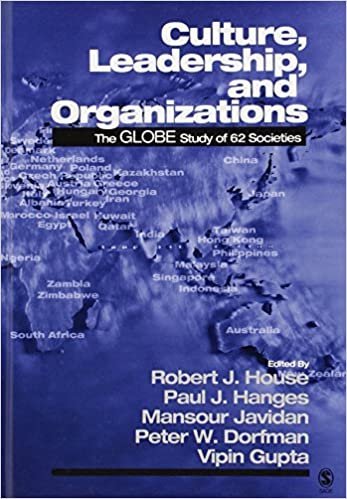 Culture, Leadership, and Organizations: The GLOBE Study of 62 Societies, ISBN-13: 978-0761924012