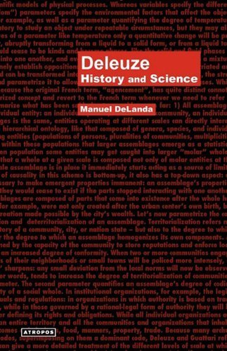 Deleuze: History and Science by Manuel DeLanda, ISBN-13: 978-0982706718