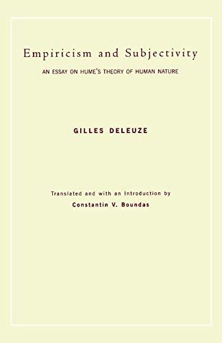 Empiricism and Subjectivity by Gilles Deleuze, ISBN-13: 978-0231068130