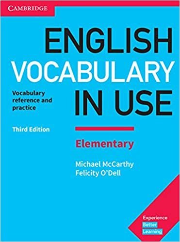 English Vocabulary in Use Elementary Book with Answers 3rd Edition by Michael McCarthy, ISBN-13: 978-1316631522