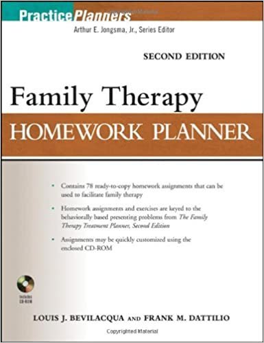 Family Therapy Homework Planner 2nd Edition, ISBN-13: 978-0470504390