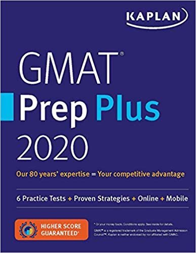 GMAT Prep Plus 2020, ISBN-13: 978-1506248387