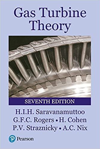 Gas Turbine Theory 7th Edition by G. F. C. Rogers, ISBN-13: 978-1292093093