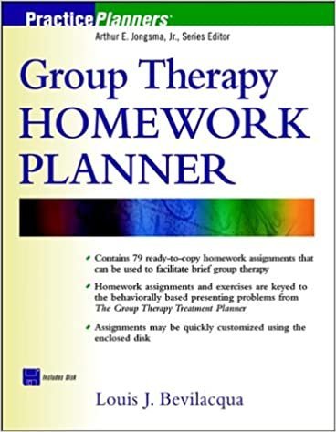 Group Therapy Homework Planner, ISBN-13: 978-0471418221