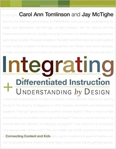 Integrating Differentiated Instruction and Understanding by Design, ISBN-13: 978-1416602842