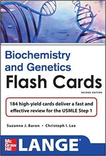Lange Biochemistry and Genetics Flash Cards 2nd Edition, ISBN-13: 978-0071765800