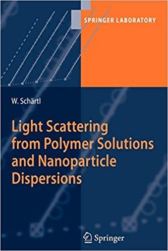 Light Scattering from Polymer Solutions and Nanoparticle Dispersions, ISBN-13: 978-3642091087