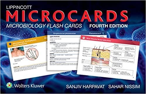 Lippincott Microcards: Microbiology Flash Cards 4th Edition by Sanjiv Harpavat, ISBN-13: 978-1451192353