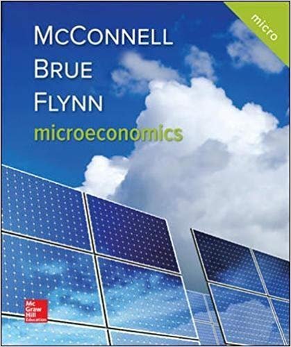 Microeconomics 21st Edition by Campbell R. McConnell, ISBN-13: 978-1259915727