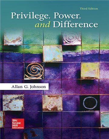 Privilege, Power, and Difference 3rd Edition by Allan G. Johnson, ISBN-13: 978-0073404226