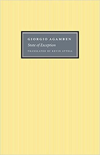 State of Exception by Giorgio Agamben, ISBN-13: 978-0226009254