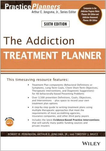 The Addiction Treatment Planner 6th Edition by Robert R. Perkinson, ISBN-13: 978-1119707851