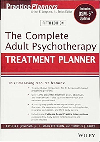 The Complete Adult Psychotherapy Treatment Planner 5th Edition, ISBN-13: 978-1118067864