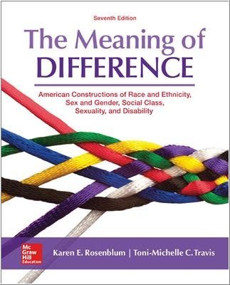 The Meaning of Difference 7th Edition by Karen Rosenblum, ISBN-13: 978-0078027024