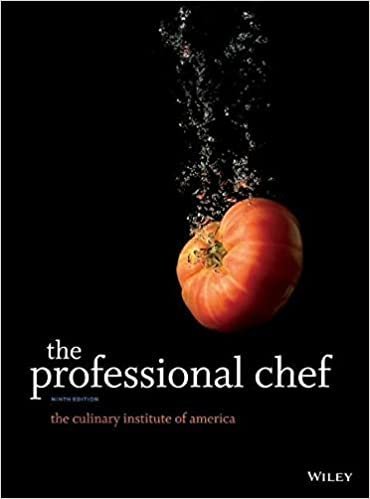 The Professional Chef 9th Edition by The Culinary Institute of America, ISBN-13: 978-0470421352