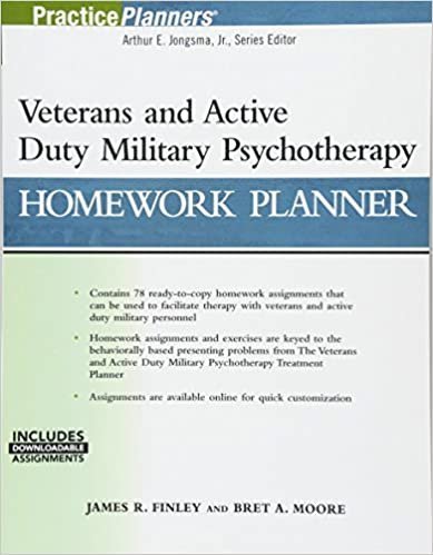 Veterans and Active Duty Military Psychotherapy Homework Planner, ISBN-13: 978-1119384823