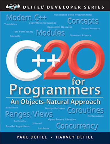 C++20 for Programmers An Objects-Natural Approach 3rd Edition by Paul Deitel